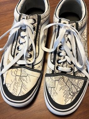 Vans x MOCA Frances Stark sneakers - size 7 men’s/8.5 women’s
